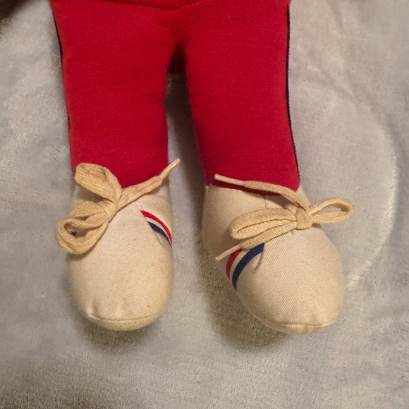 Vintage Albert The Running Bear Plush Red Jogging Suit 1979 North American Bear - Picture 3 of 6